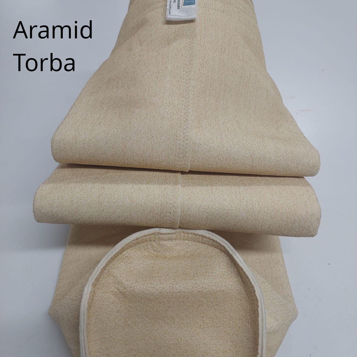 Filtre Torbası: Kumaş Cinsi: ARAMİD 500 gr/m2 Yüzey işleme: Standart