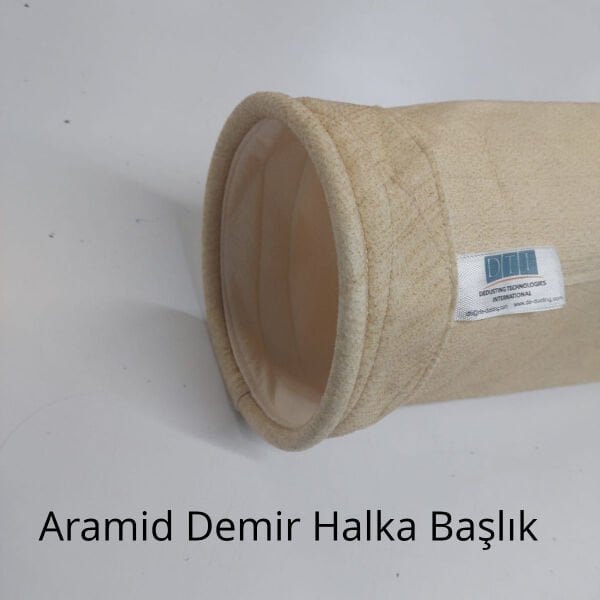 Filtre Torbası: Kumaş Cinsi: ARAMİD 500 gr/m2 Yüzey işleme: Hidrofob