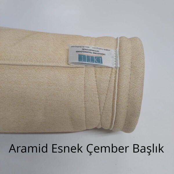 Filtre Torbası: Kumaş Cinsi: ARAMİD 500 gr/m2 Yüzey işleme: Hidrofob