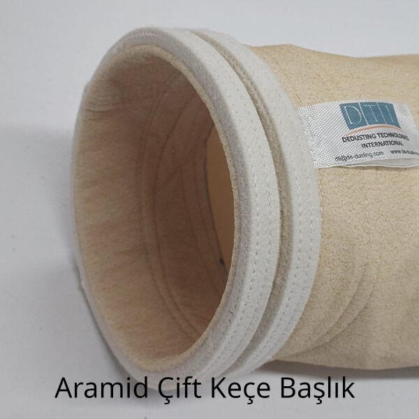 Filtre Torbası: Kumaş Cinsi: ARAMİD 500 gr/m2 Yüzey işleme: Membran