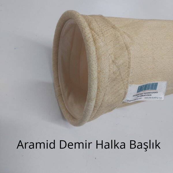 Filtre Torbası: Kumaş Cinsi: ARAMİD 500 gr/m2 Yüzey işleme: Membran