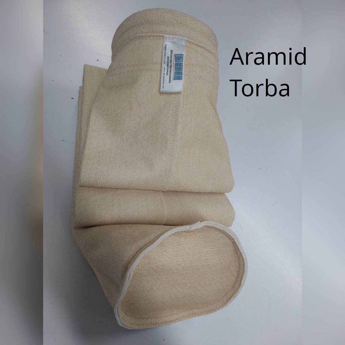 Filtre Torbası: Kumaş Cinsi: ARAMİD 500 gr/m2 Yüzey işleme: Membran
