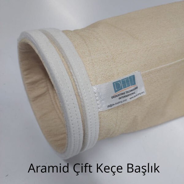 Filtre Torbası: Kumaş Cinsi: ARAMİD 550 gr/m2 Yüzey işleme: Membran