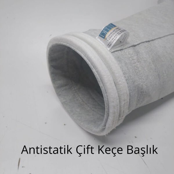 Filtre Torbası: Kumaş Cinsi: AKRİLİK HARMAN ANTİSTATİK 500 gr/m2 Yüzey işleme: Membran