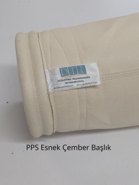 Filtre Torbası: Kumaş Cinsi: PPS 500 gr/m2 Yüzey işleme: Standart