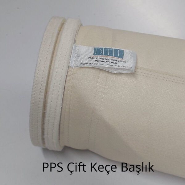 Filtre Torbası: Kumaş Cinsi: PPS 500 gr/m2 Yüzey işleme: Membran