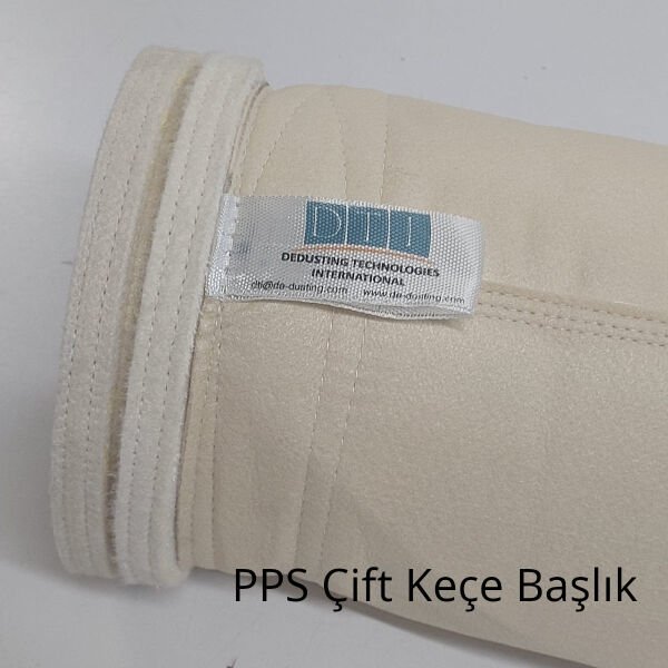 Filtre Torbası: Kumaş Cinsi: PPS 550 gr/m2 Yüzey işleme: Standart