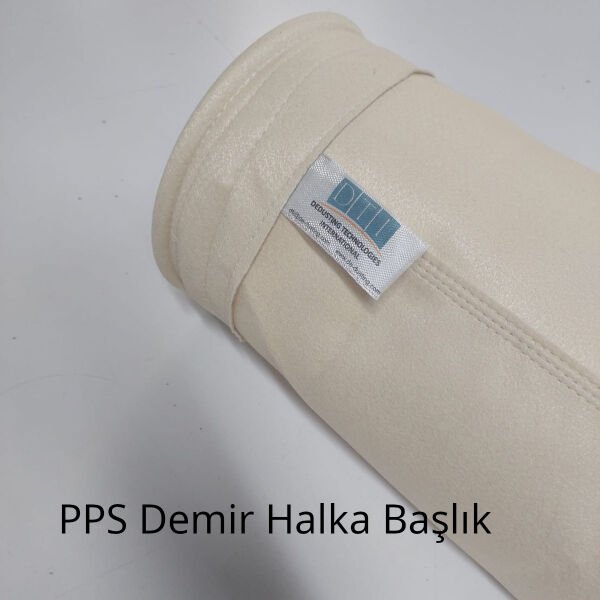 Filtre Torbası: Kumaş Cinsi: PPS 550 gr/m2 Yüzey işleme: Standart