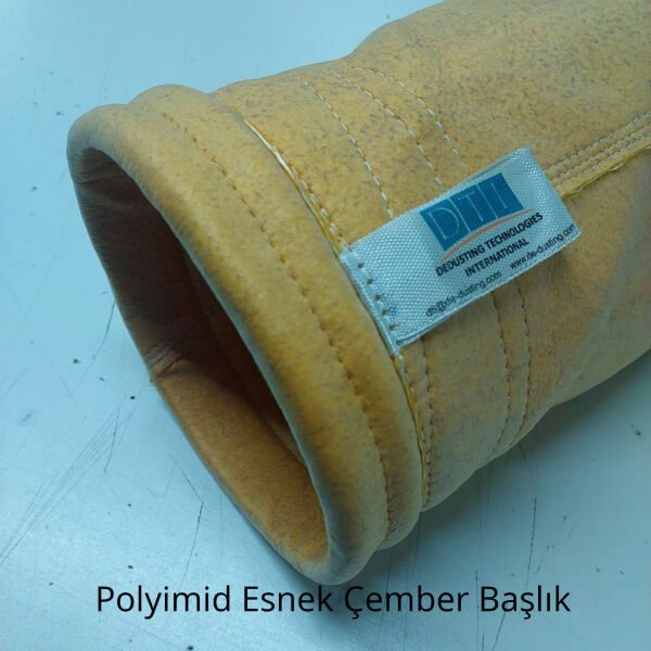 Filtre Torbası: Kumaş Cinsi: POLYIMID 500 gr/m2 Yüzey işleme: Hidrofob
