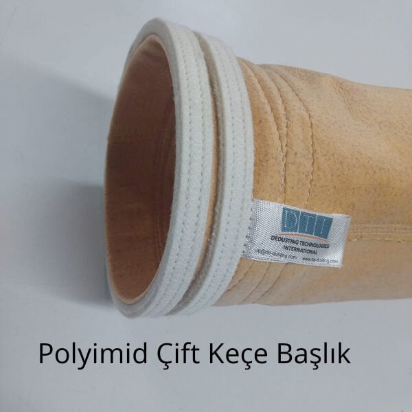 Filtre Torbası: Kumaş Cinsi: POLYIMID 500 gr/m2 Yüzey işleme: Membran