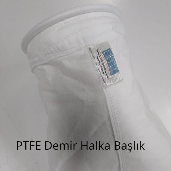 Filtre Torbası: Kumaş Cinsi: PTFE 750 gr/m2 Yüzey işleme: Standart