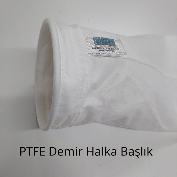 Filtre Torbası: Kumaş Cinsi: PTFE 750 gr/m2 Yüzey işleme: Membran