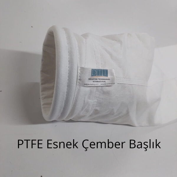 Filtre Torbası: Kumaş Cinsi: PTFE 750 gr/m2 Yüzey işleme: Membran